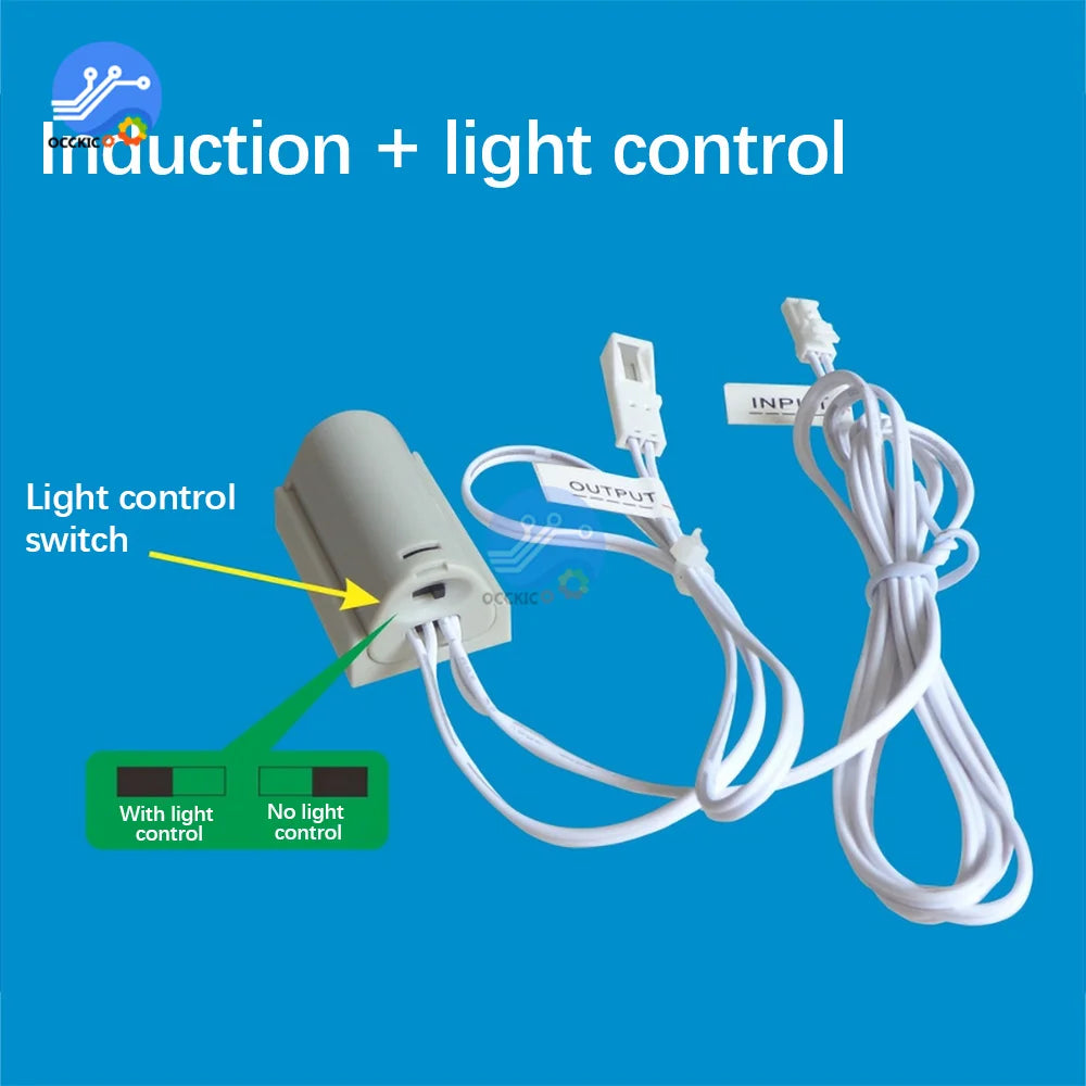 6V 12V 24V Infrared Switch with/without Light Control Human Body Sensor Switch Closet Wardrobe PIR Motion Sensor Light Switch