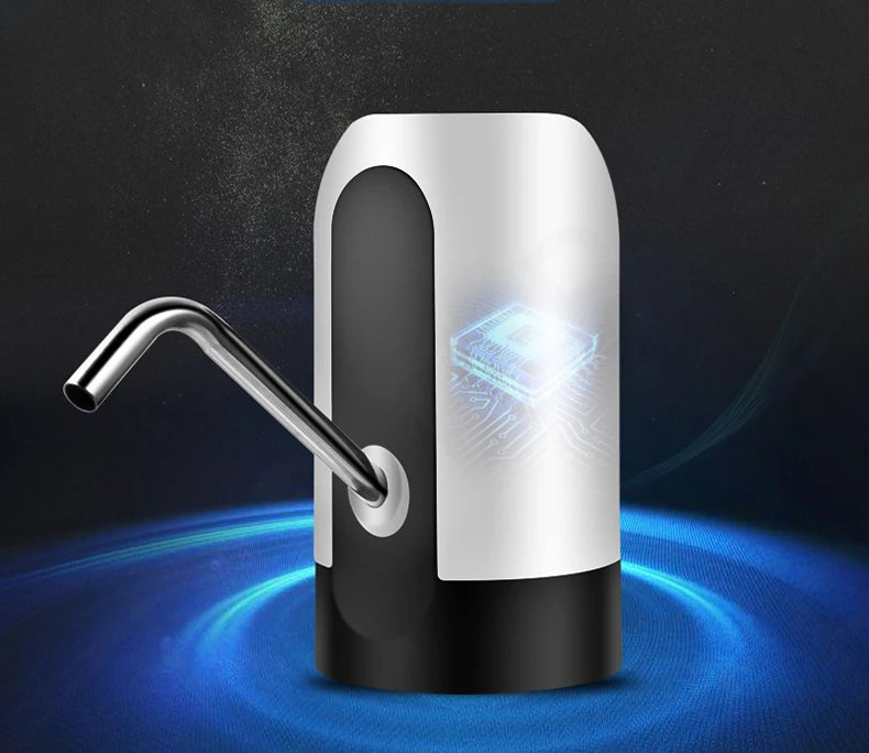 800mah Wireless Electric Barreled Water Pump USB Charging Small Portable Fast Water Automatic Dispenser Larger battery SUS 304