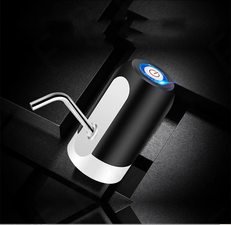 800mah Wireless Electric Barreled Water Pump USB Charging Small Portable Fast Water Automatic Dispenser Larger battery SUS 304