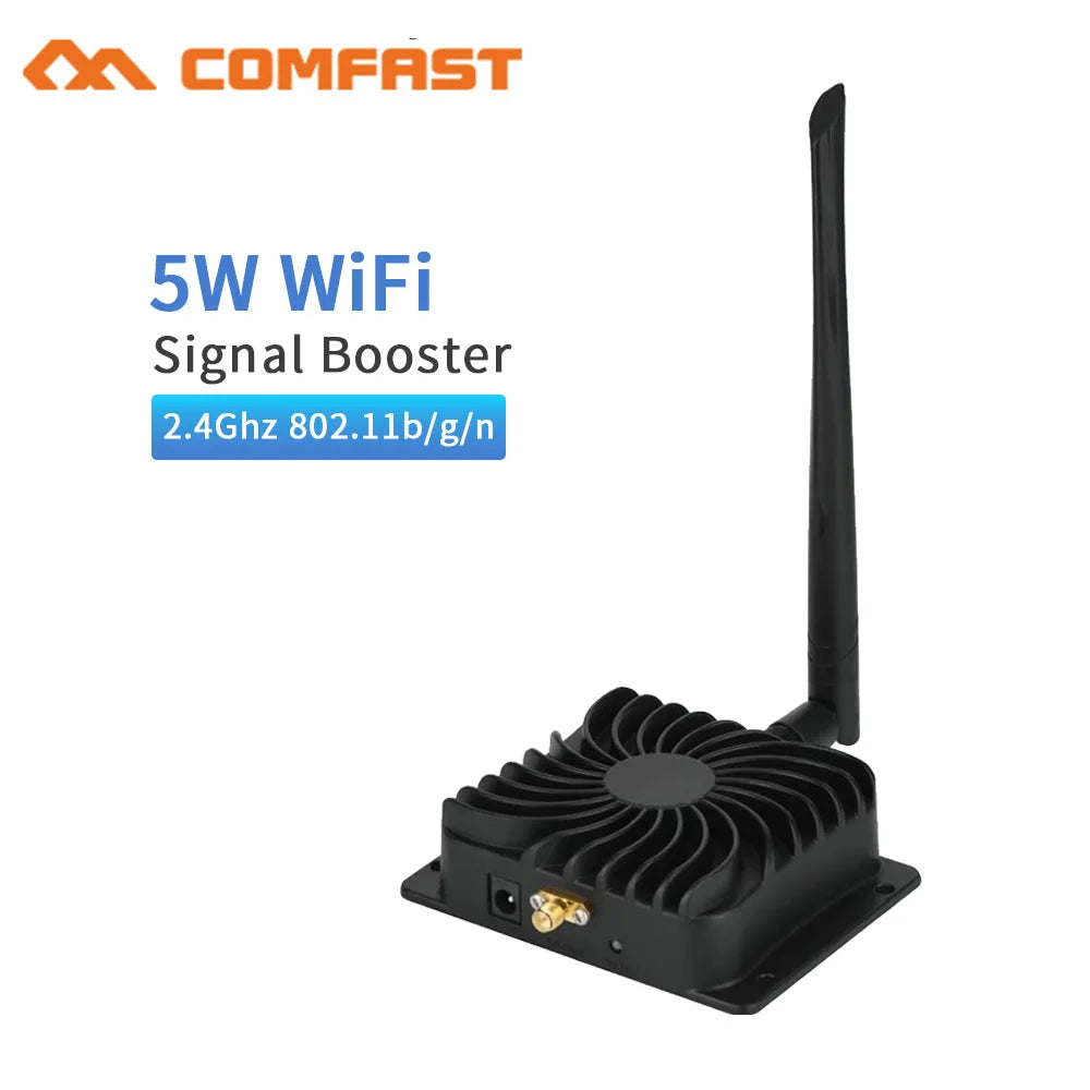 5W 4W 4000mW 802.11b/g/n Wifi Wireless Power Amplifier Router 2.4Ghz/5G Enhance WLAN Signal Booster with 5dbi Antenna