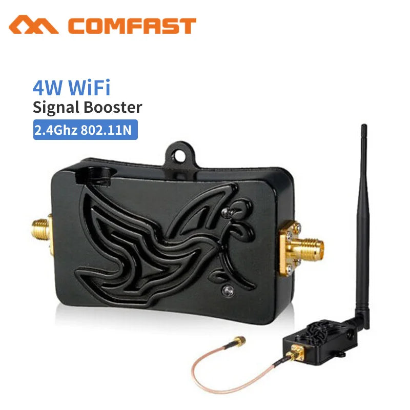 5W 4W 4000mW 802.11b/g/n Wifi Wireless Power Amplifier Router 2.4Ghz/5G Enhance WLAN Signal Booster with 5dbi Antenna