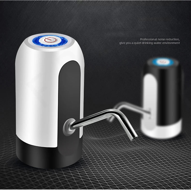 800mah Wireless Electric Barreled Water Pump USB Charging Small Portable Fast Water Automatic Dispenser Larger battery SUS 304