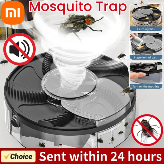 Xiaomi Automatic Fly Catcher USB Rechargeable 1200mAh Physical Fly Catching Kitchen Flytrap Quiet Pest Catcher Insect Reject