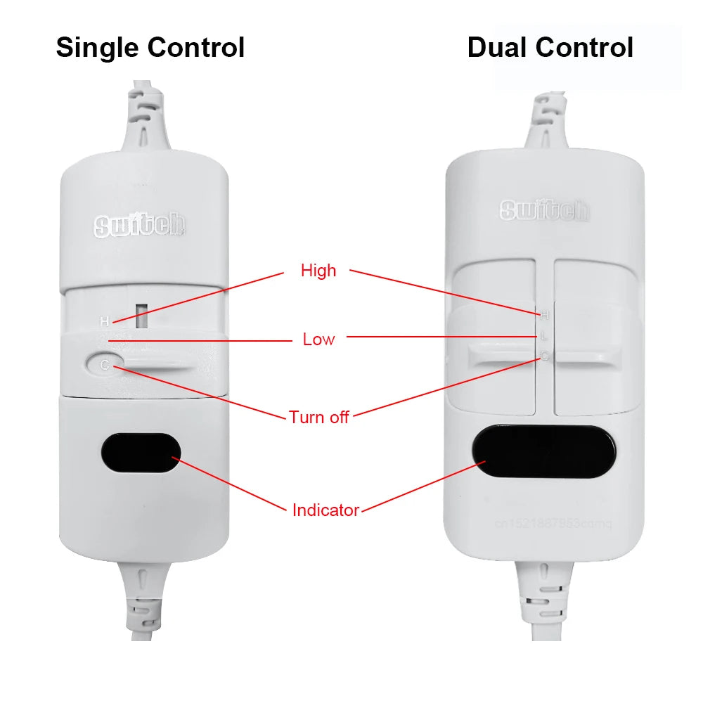 Electric Blanket 220V Thicker Automatic Thermostat Electric Heating Blanket Body Warmer Thermal Mattress for Room Blanket heated