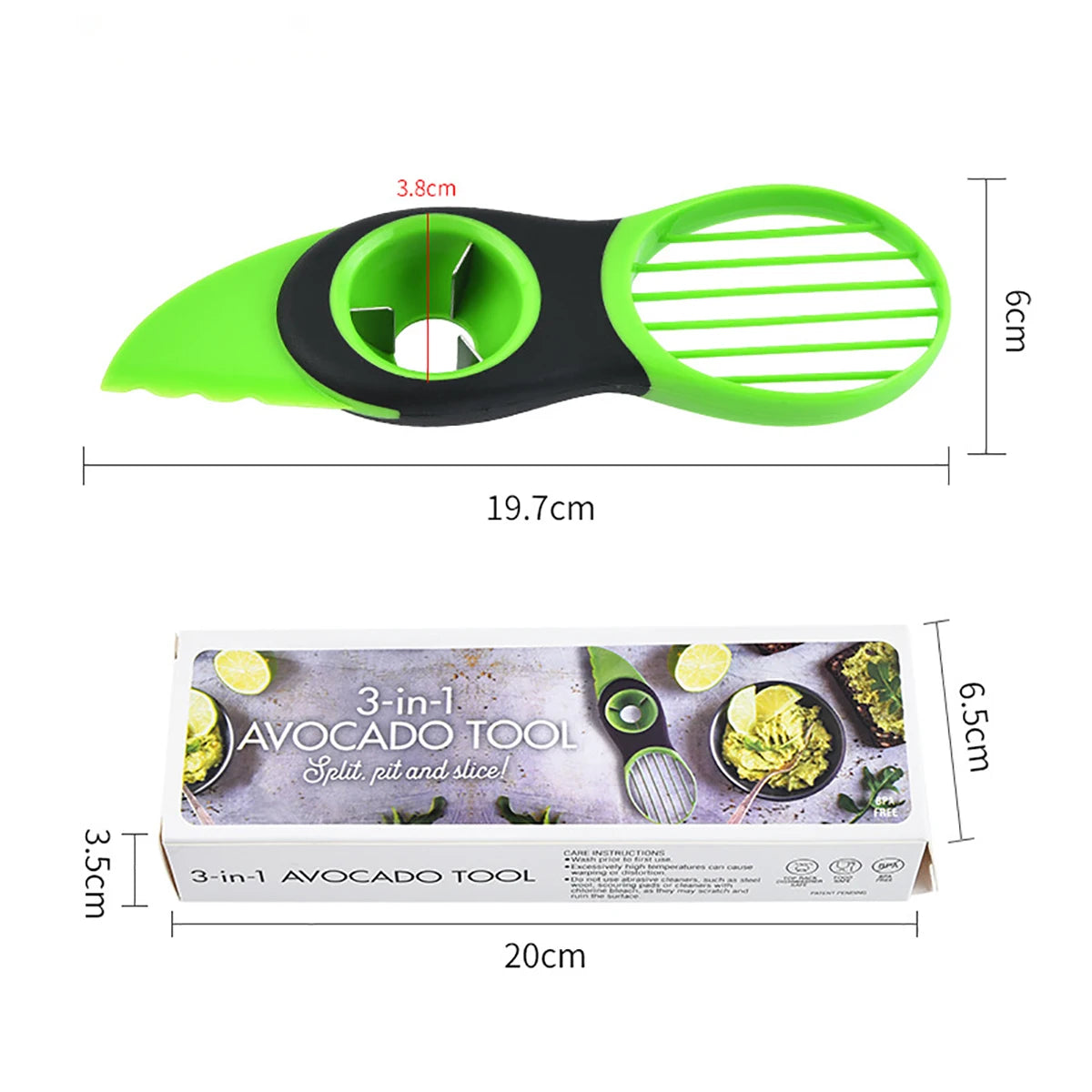 3 in 1 Avocado Slicer Cutter Enucleator Shea Corer Fruit Peeler Pulp Separator Avocado Knife Kitchen Acceesories Gadgets Tools