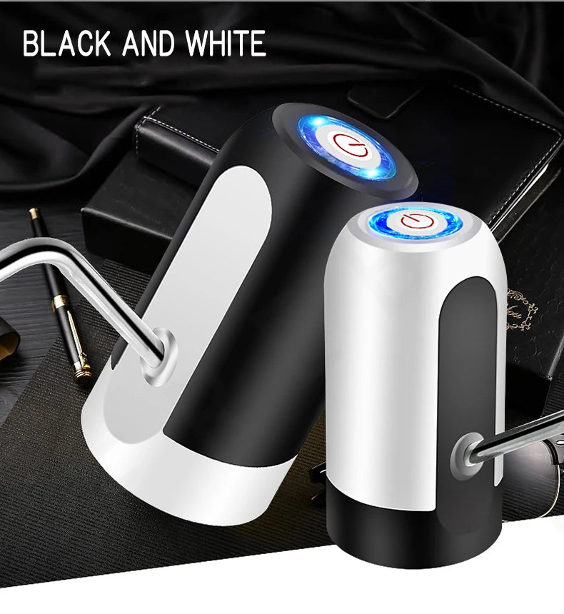 800mah Wireless Electric Barreled Water Pump USB Charging Small Portable Fast Water Automatic Dispenser Larger battery SUS 304